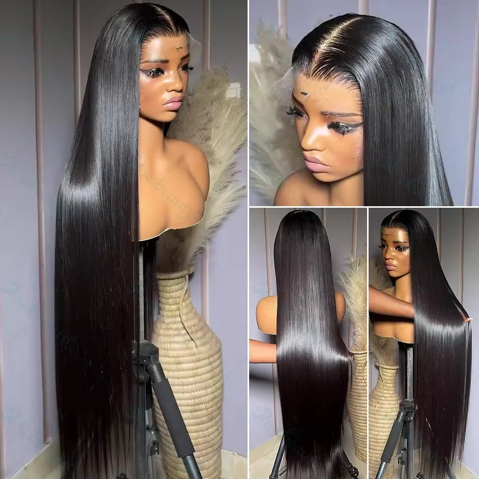 Human Hair HD Glueless Lace Frontal Wigs