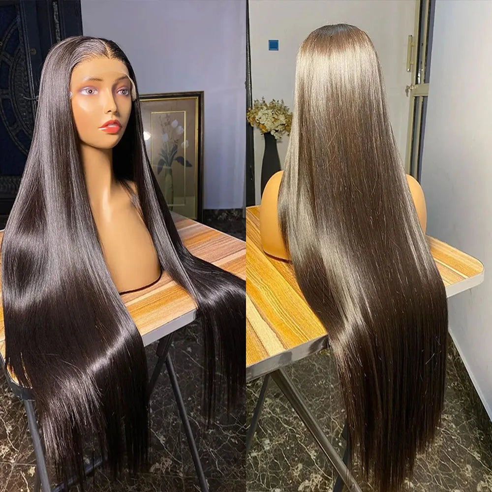 Human Hair HD Glueless Lace Frontal Wigs