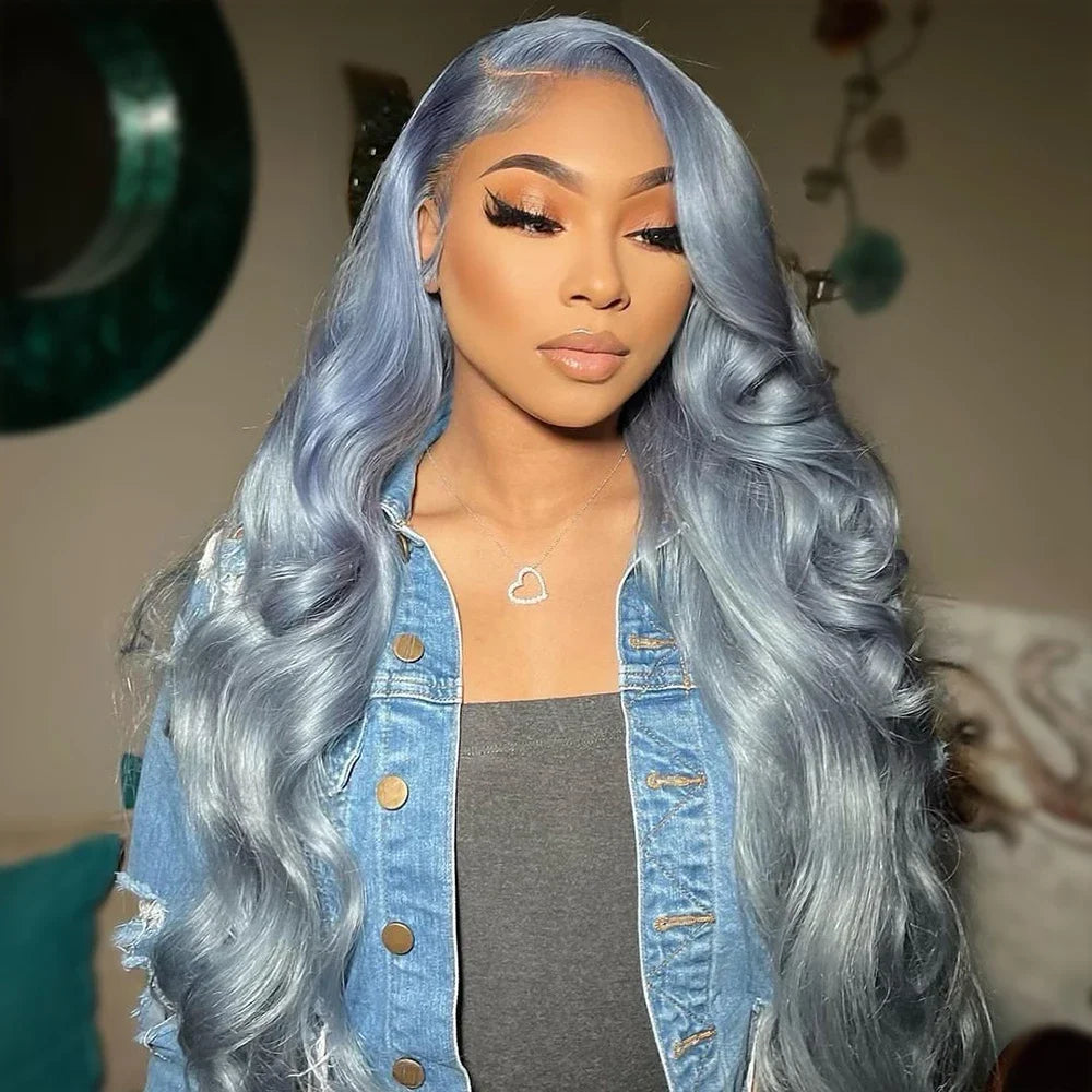 Human Hair Wigs Brazilian Body Wave HD Lace Frontal