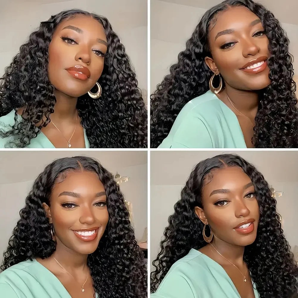 Curly Wigs Lace Front Human Hair