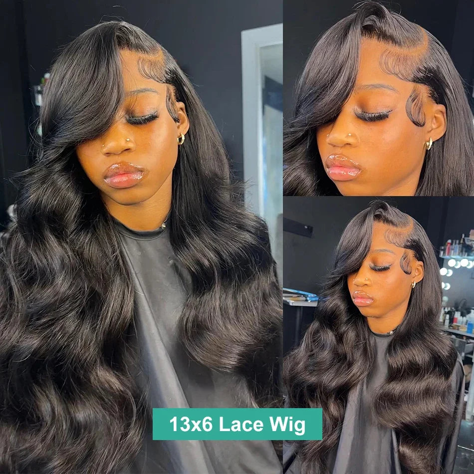 Human Hair Wigs Wavy Glueless Pre Plucked