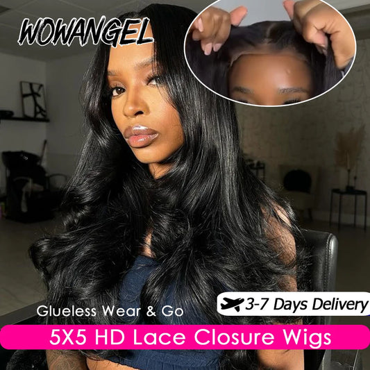 Lace Closure Glueless Real HD Lace Wigs