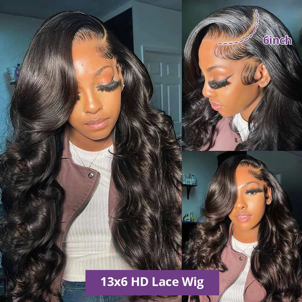 HD Body Wave Wig Pre Plucked Glueless