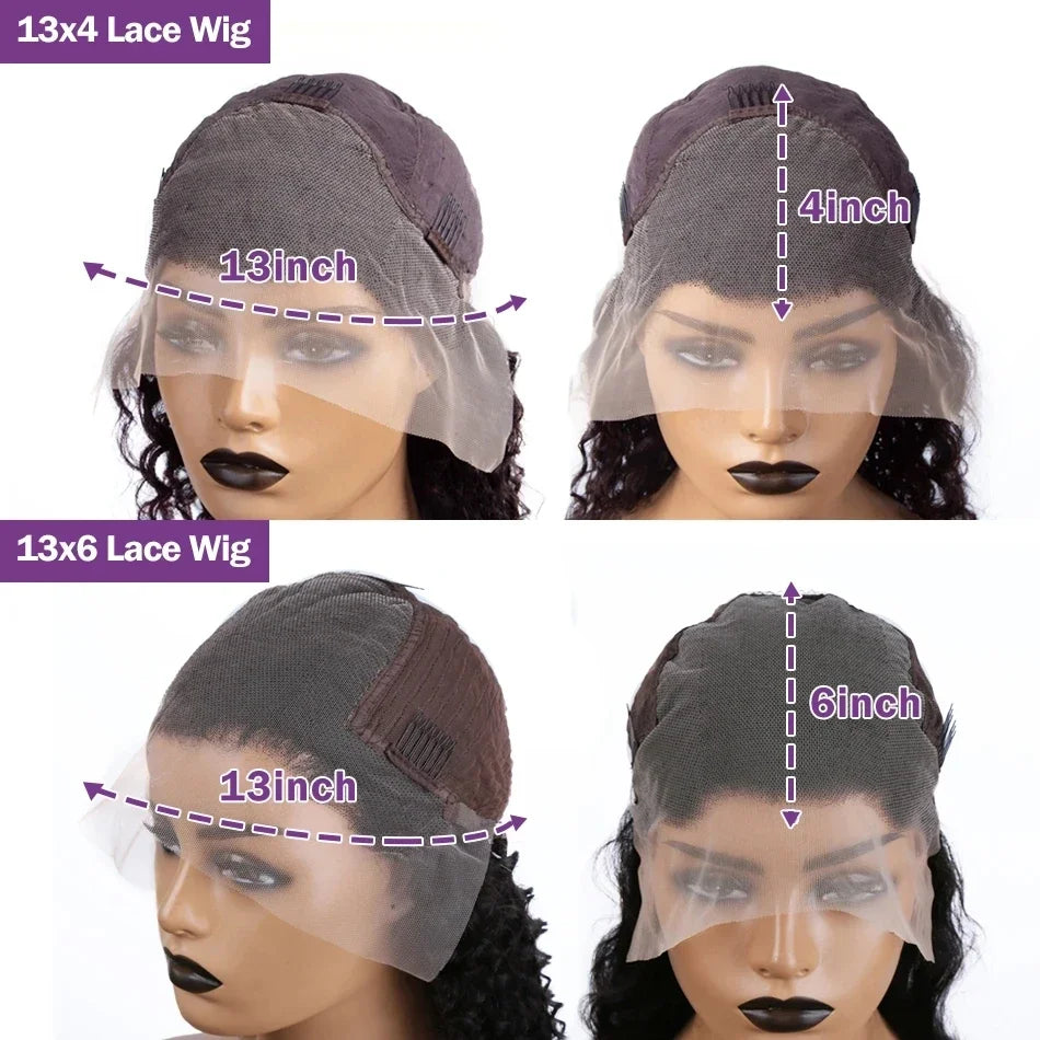 Black Brown Body Wave Wigs