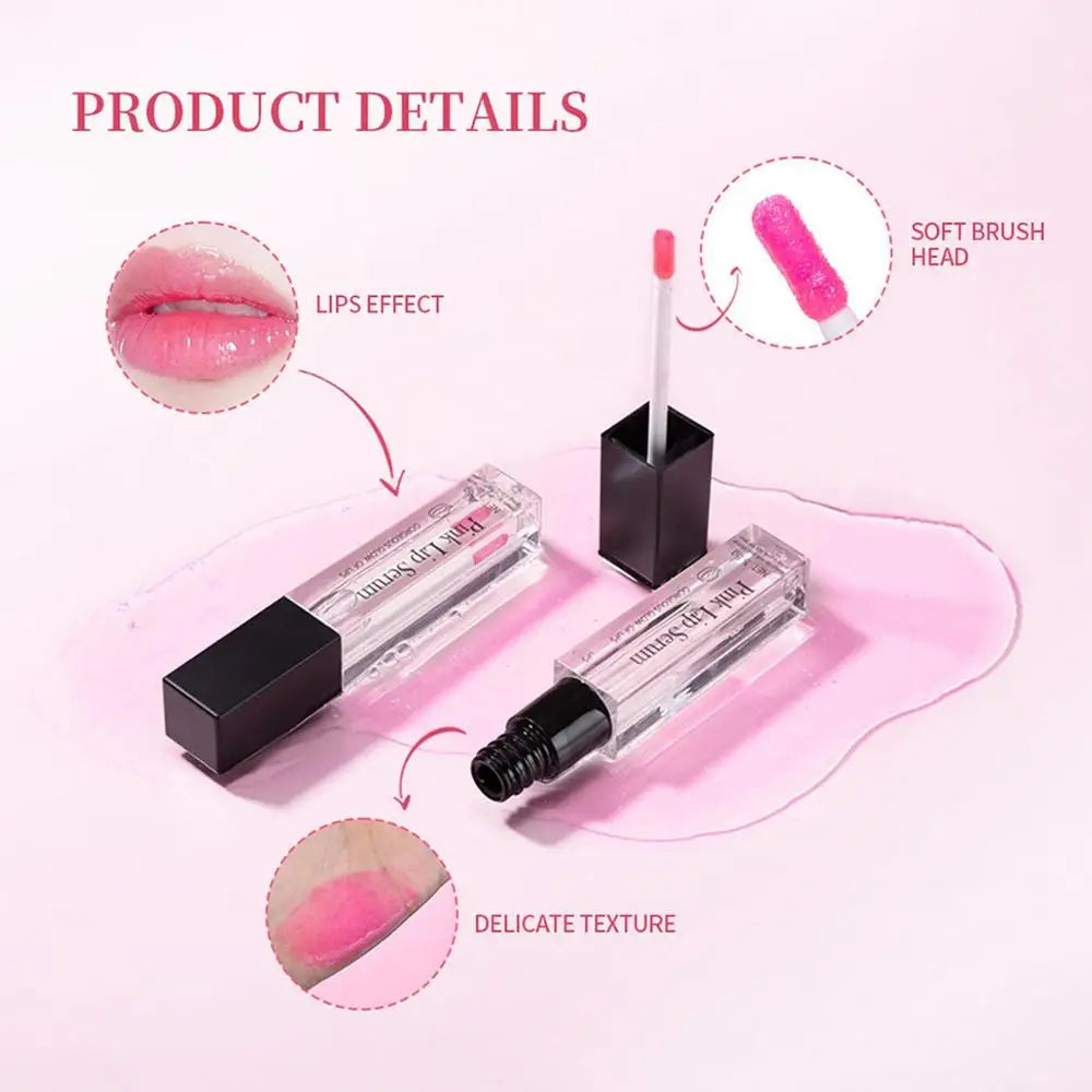 New 1pcs Tinted Lip Glow Serum Essential Oil Moisturizing Lip