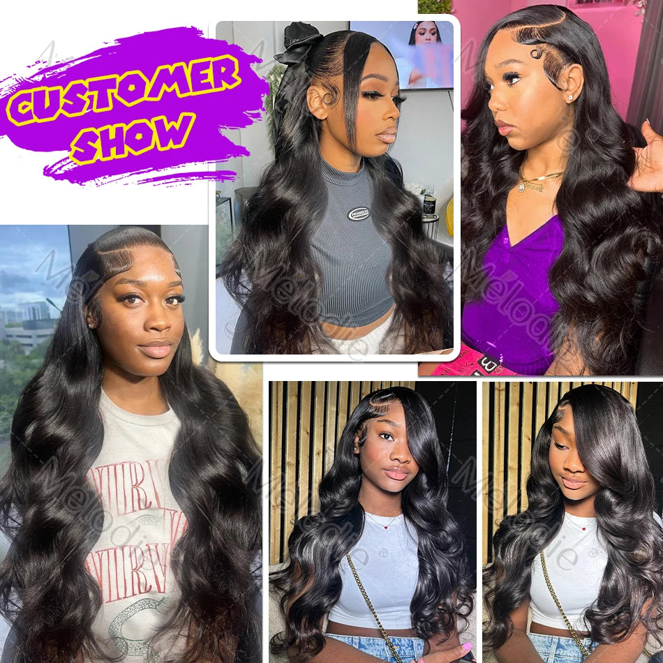 Human Hair Wigs Wavy Glueless Pre Plucked