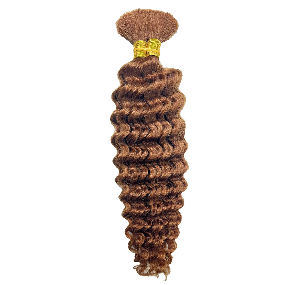 Bulk Braiding Hair Deep Wave Curly