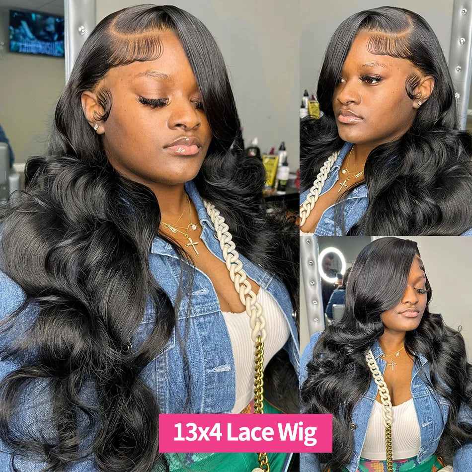 Human Hair Wigs Wavy Glueless Pre Plucked