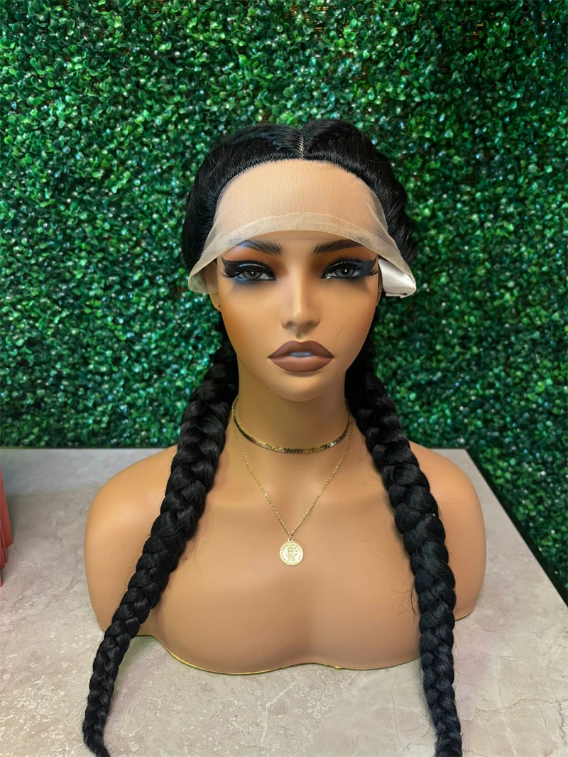 360 Synthetic Braided Lace Wig