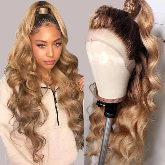 Honey Blonde Wig Body Wave