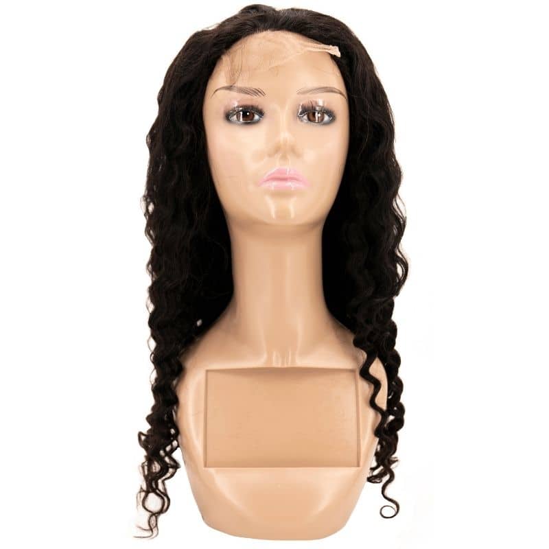 Deep Wave 4x4 Transparent Closure Wig